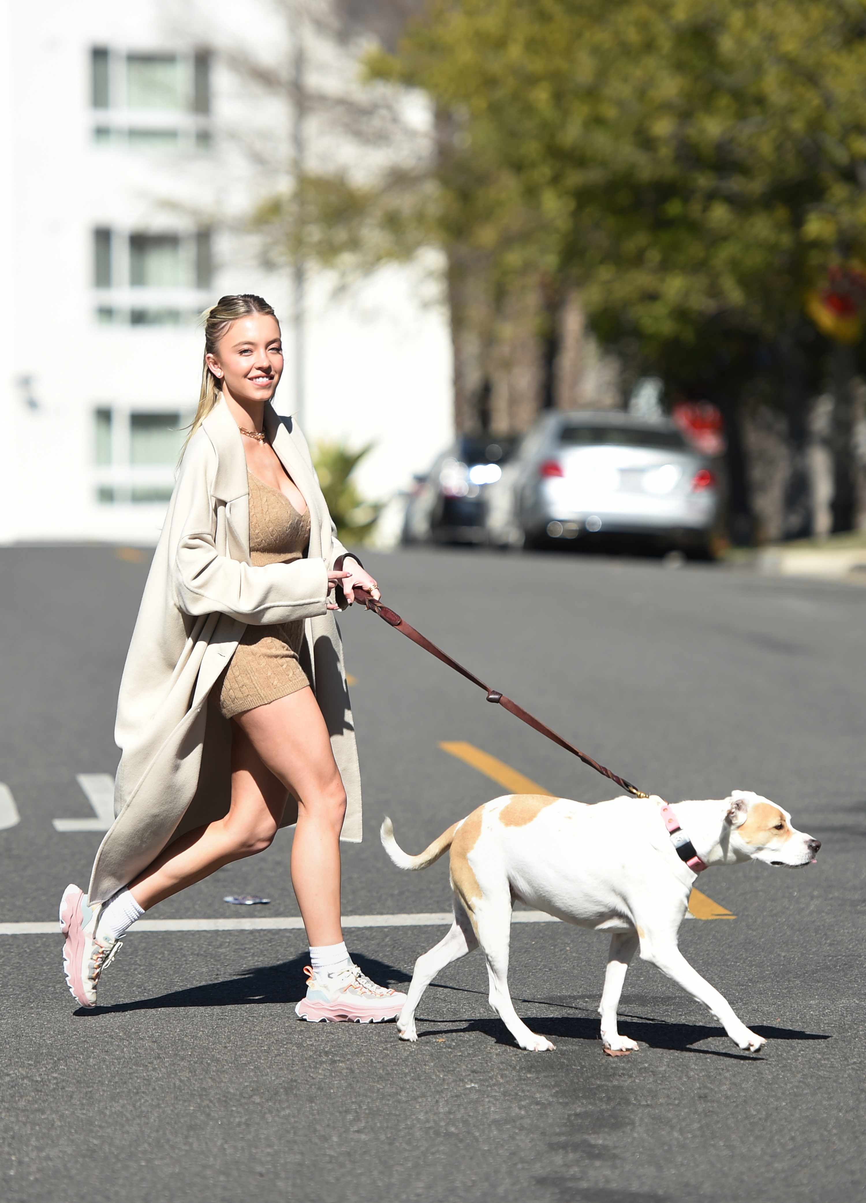 Sydney Sweeney Sorel sneakers
