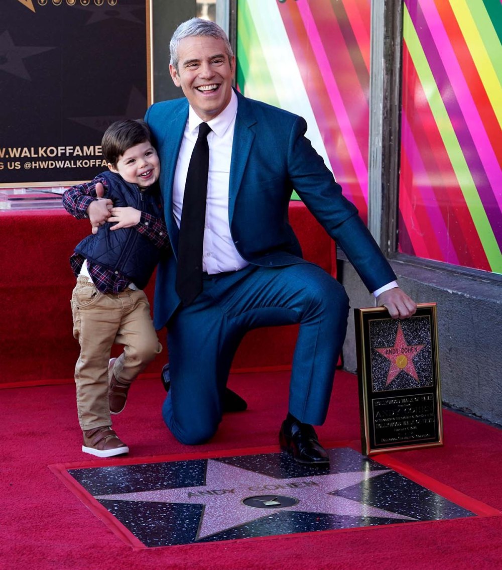 Growing Up Andy Cohens Son Ben Steals Show Walk Fame Ceremony