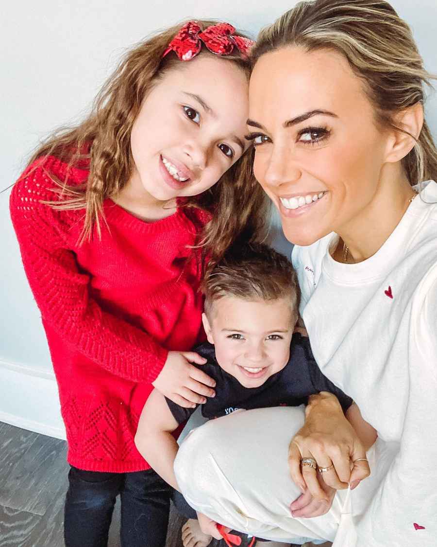 Jana Kramer Celebrity Kids Celebrating Valentines Day 2022 in Festive Outfits