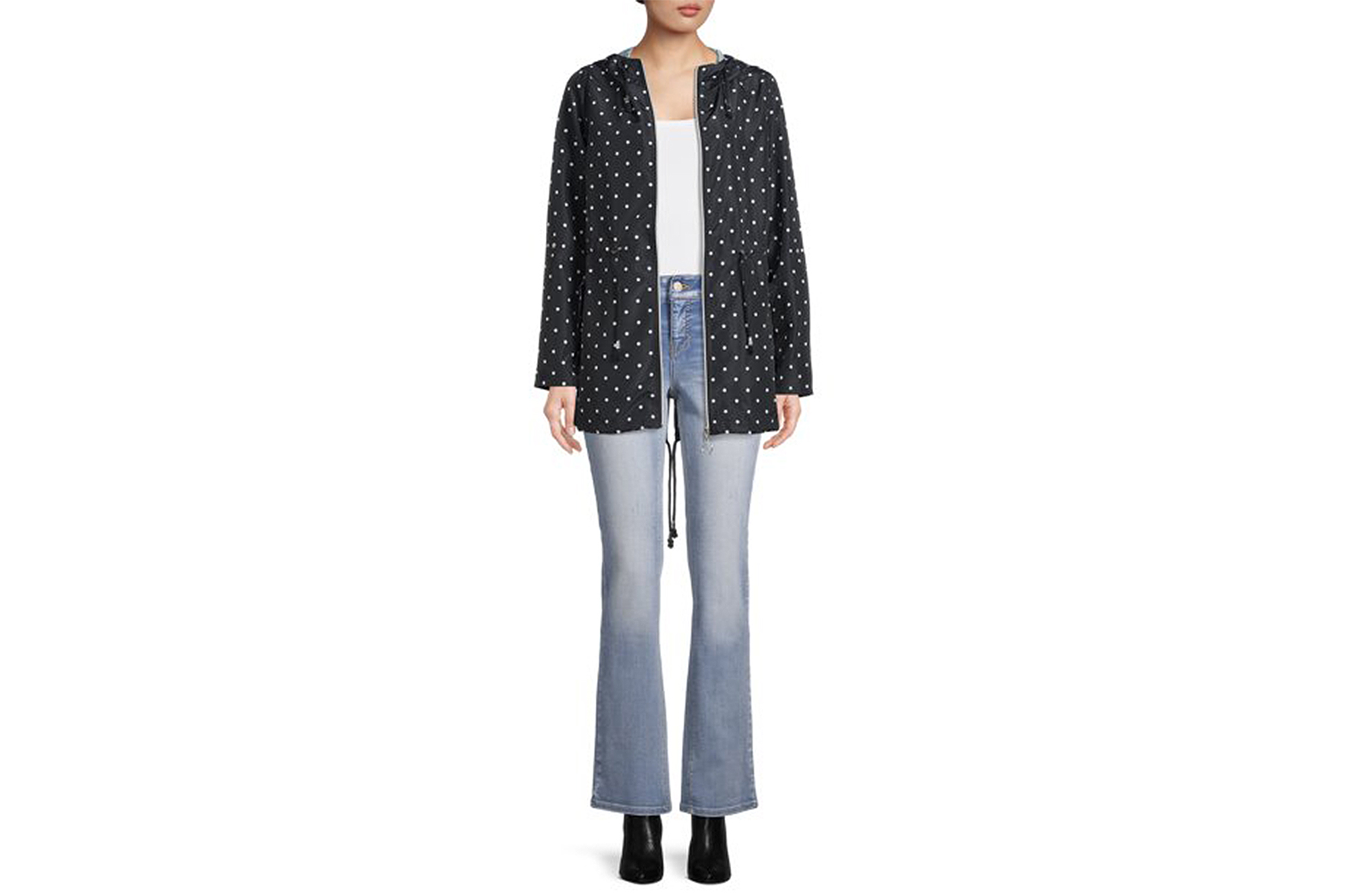 Jason Maxwell Women's Printed Rain Anorak Jacket