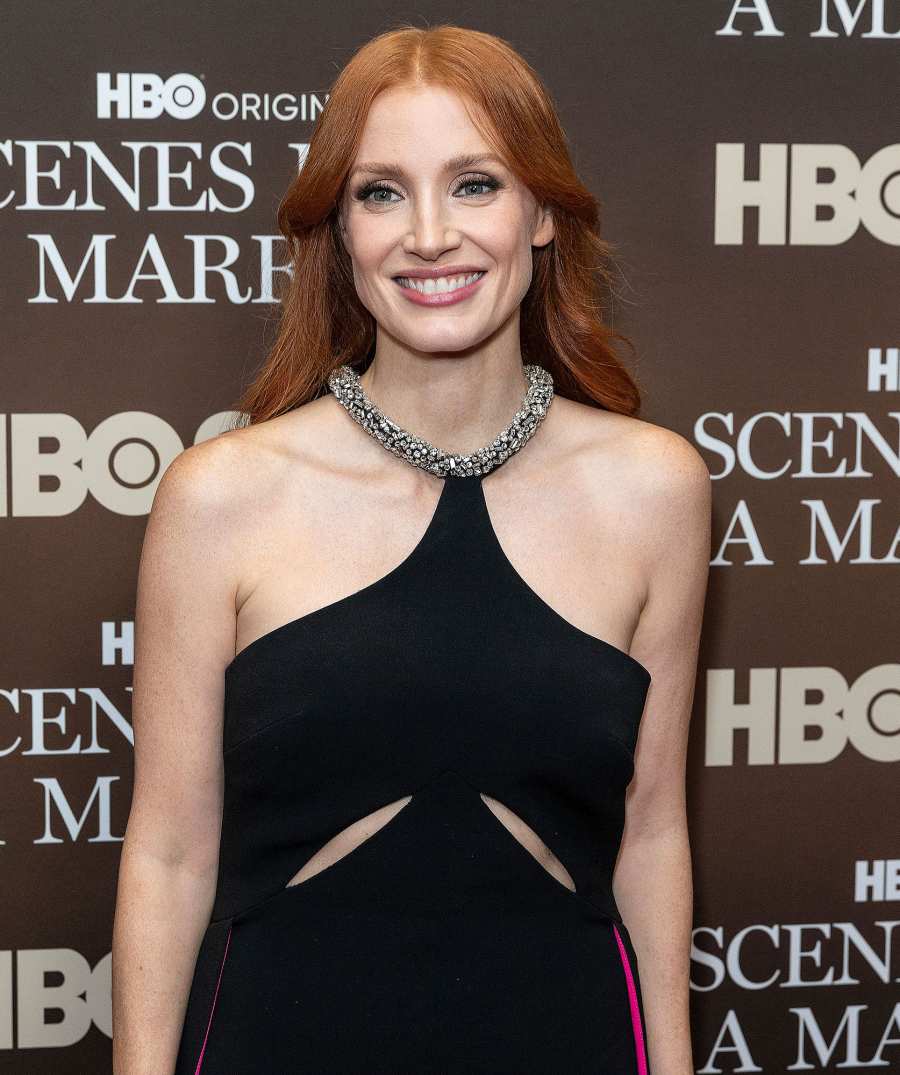 Jessica Chastain Oscars 2022 React to Nominations