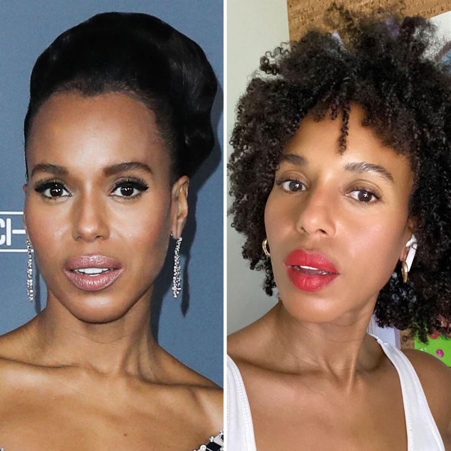 Kerry Washington Fresh Cut Embraces Her Curls Coils