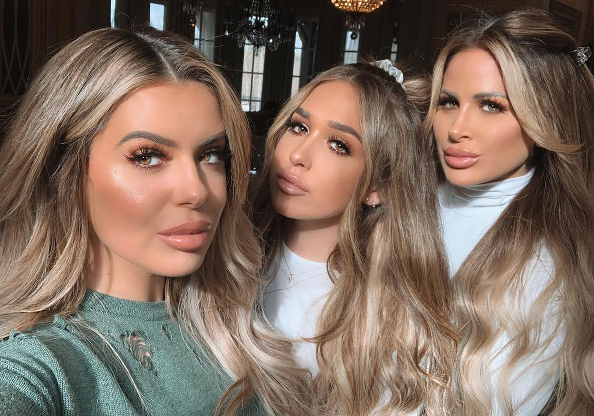 Kim Zolciak Defends Daughters Against ‘Stupid Ass’ Plastic Surgery Rumors