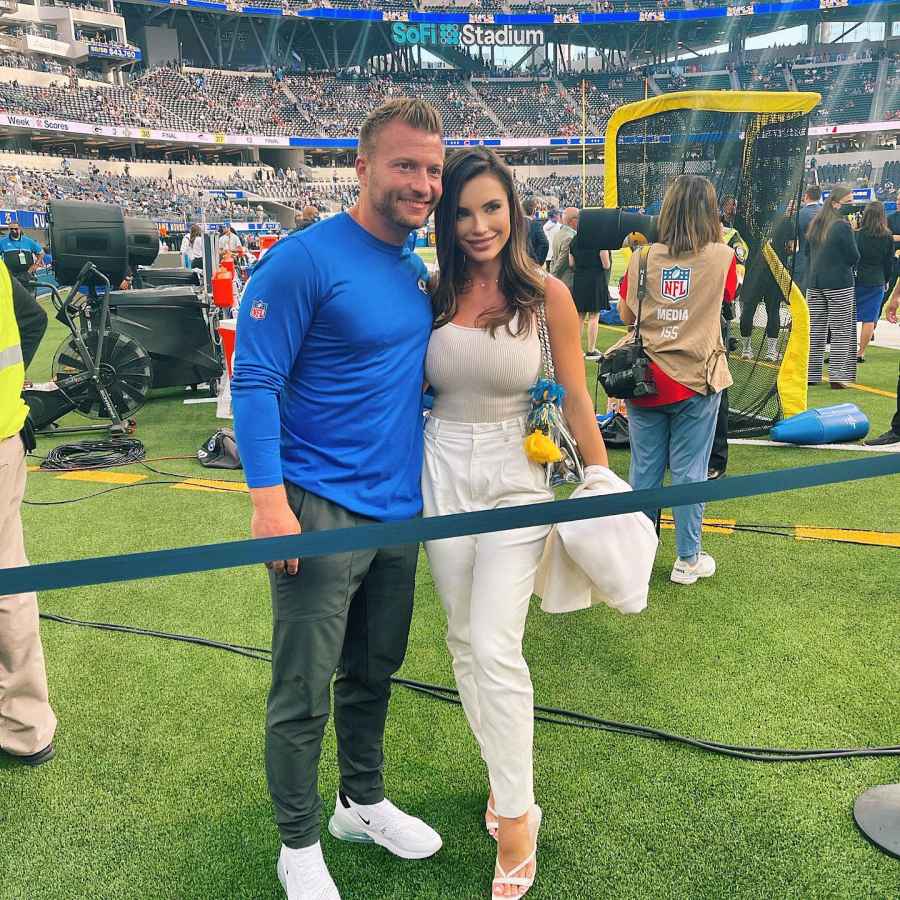 Los Angeles Rams Coach Sean McVay and Fiance Veronika Khomyns Relationship Timeline