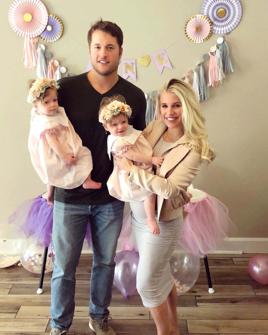 NFLs Matthew Stafford Wife Kelly Hall’s Family Album With Daughters Photos