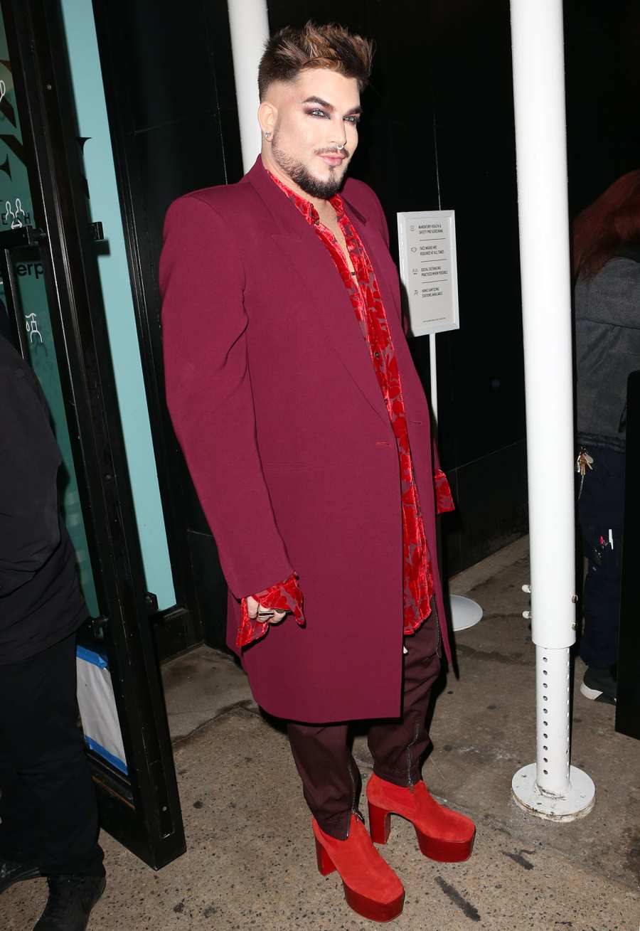 NYFW Update Adam Lambert