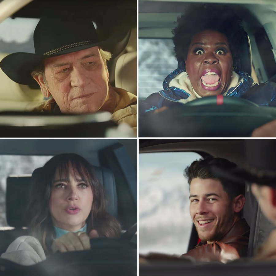 Super Bowl Commercials 2022 Tommy Lee Jones Leslie Jones Rashida Jones Nick Jonas