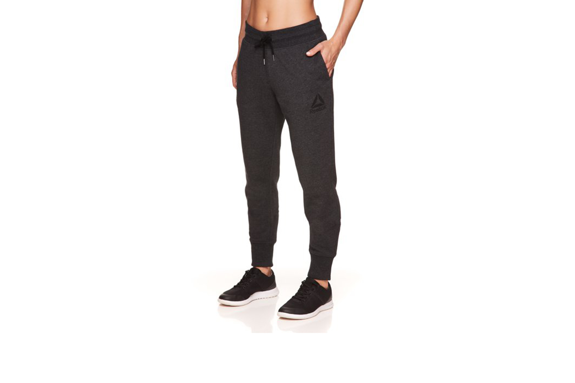 dark grey Reebok joggers