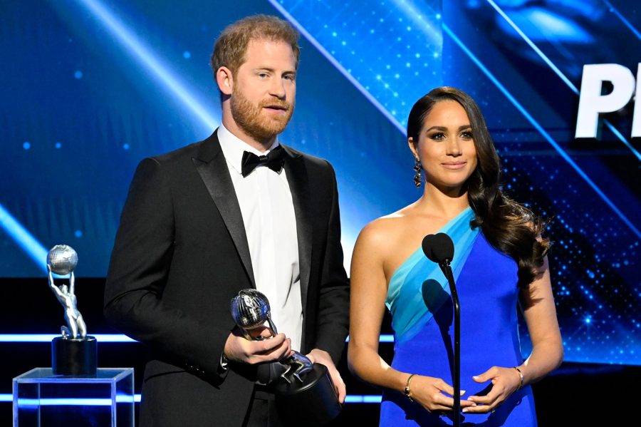 Prince Harry and Meghan Markle Accept President's Award at 2022 NAACP Image Awards