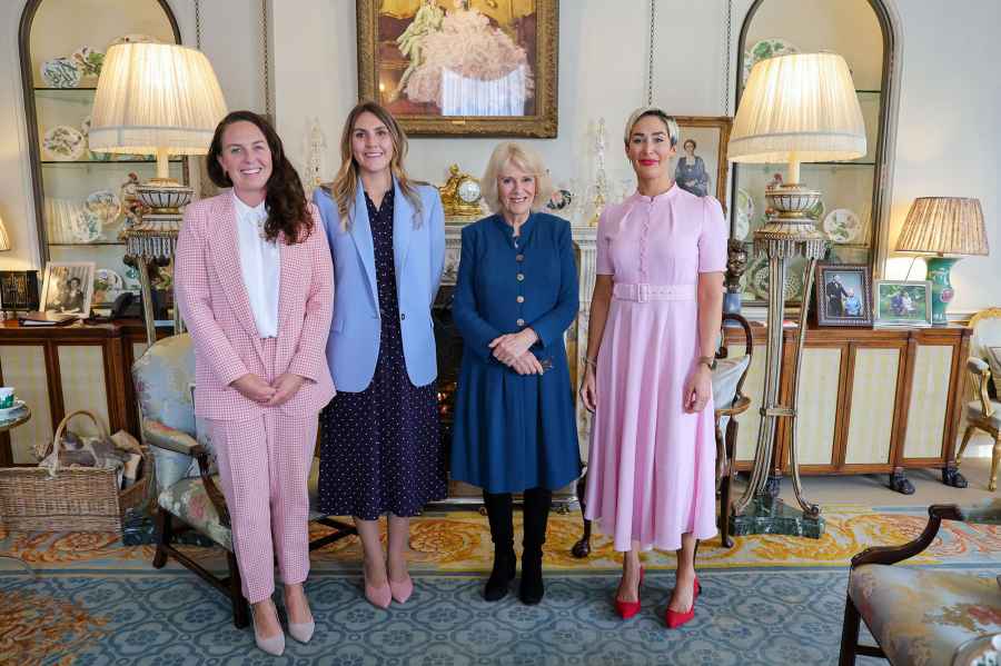 Duchess Camilla and Prince Charles Home Features Portraits of Prince Harry and Meghan Markle