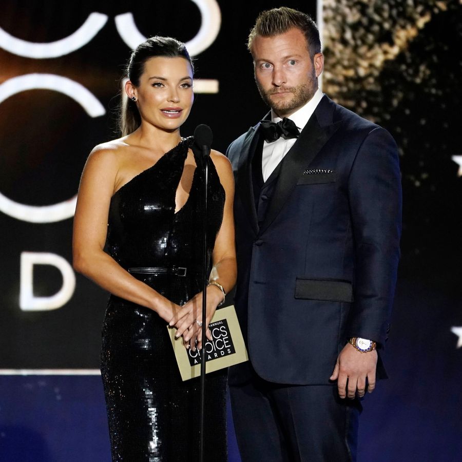 NFL Coach Sean McVay Fiancee Stand With Ukraine Critics Choice Awards Veronika Khomyn