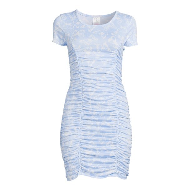 No Boundaries Double Ruched Front Dress