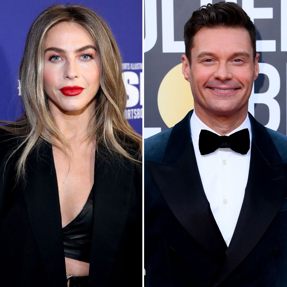 OMG! Julianne Hough Reunites With Ex-Boyfriend Ryan Seacrest for Interview