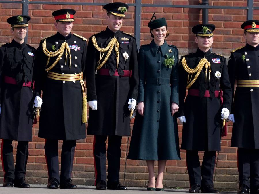 Prince William Duchess Kate st patricks day parade gall