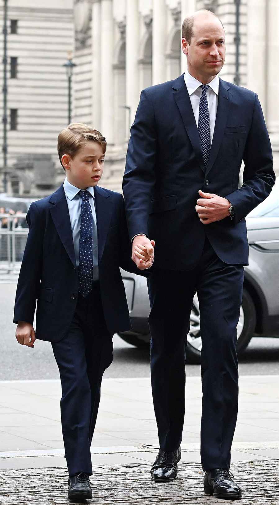 Prince William and Duchess Kate Bring Prince George and Princess Charlotte to Prince Philip Memorial Service 6