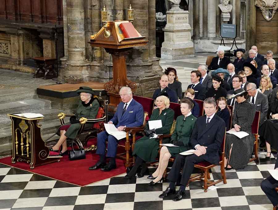 Prince William and Duchess Kate Bring Prince George and Princess Charlotte to Prince Philip Memorial Service 8