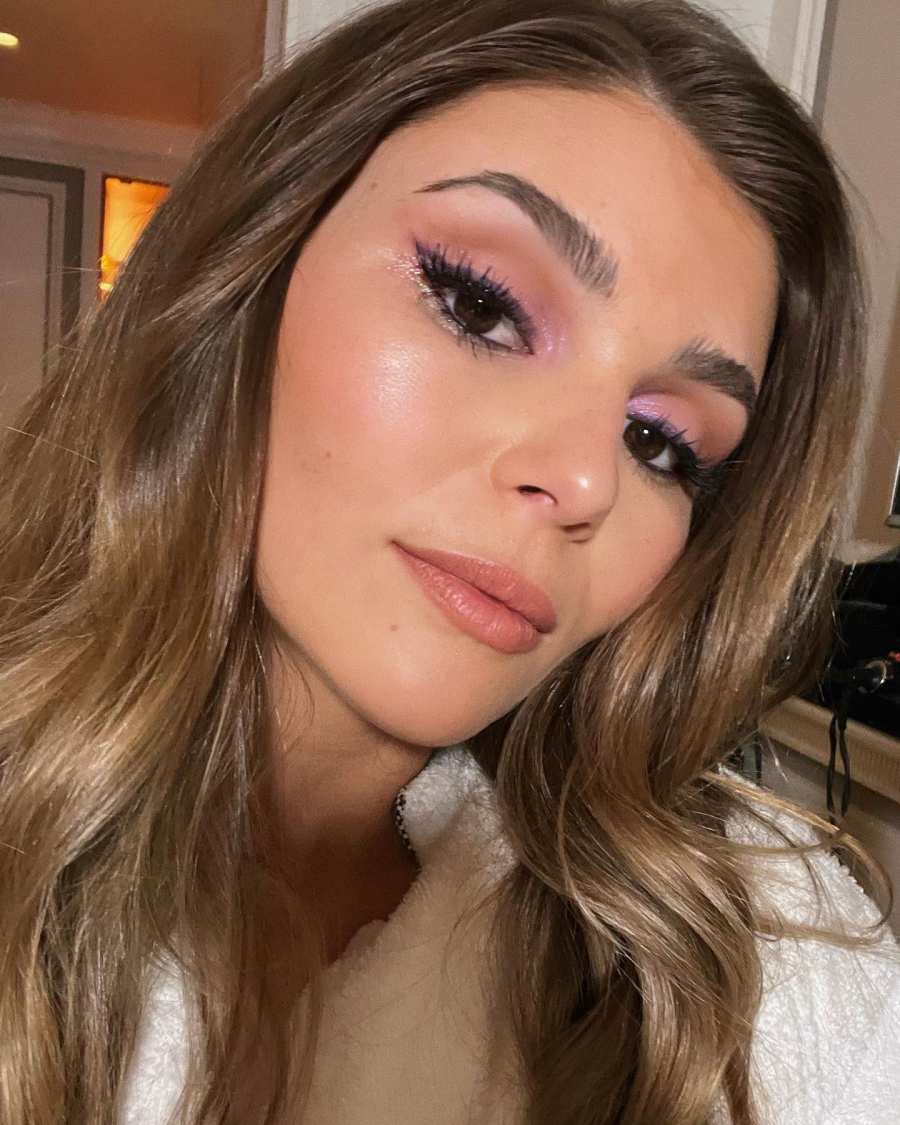 Recreating Olivia Jade Glitter Purple Cat Eye