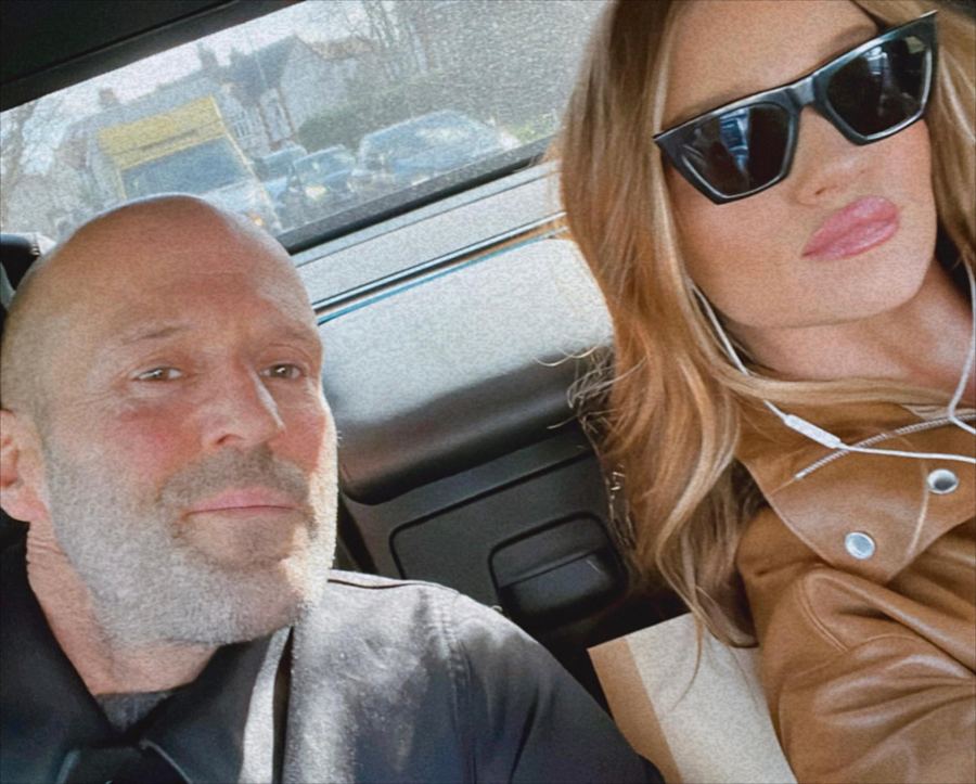 Rosie Huntington-Whiteley Shares Rare Selfie With Husband Jason Statham