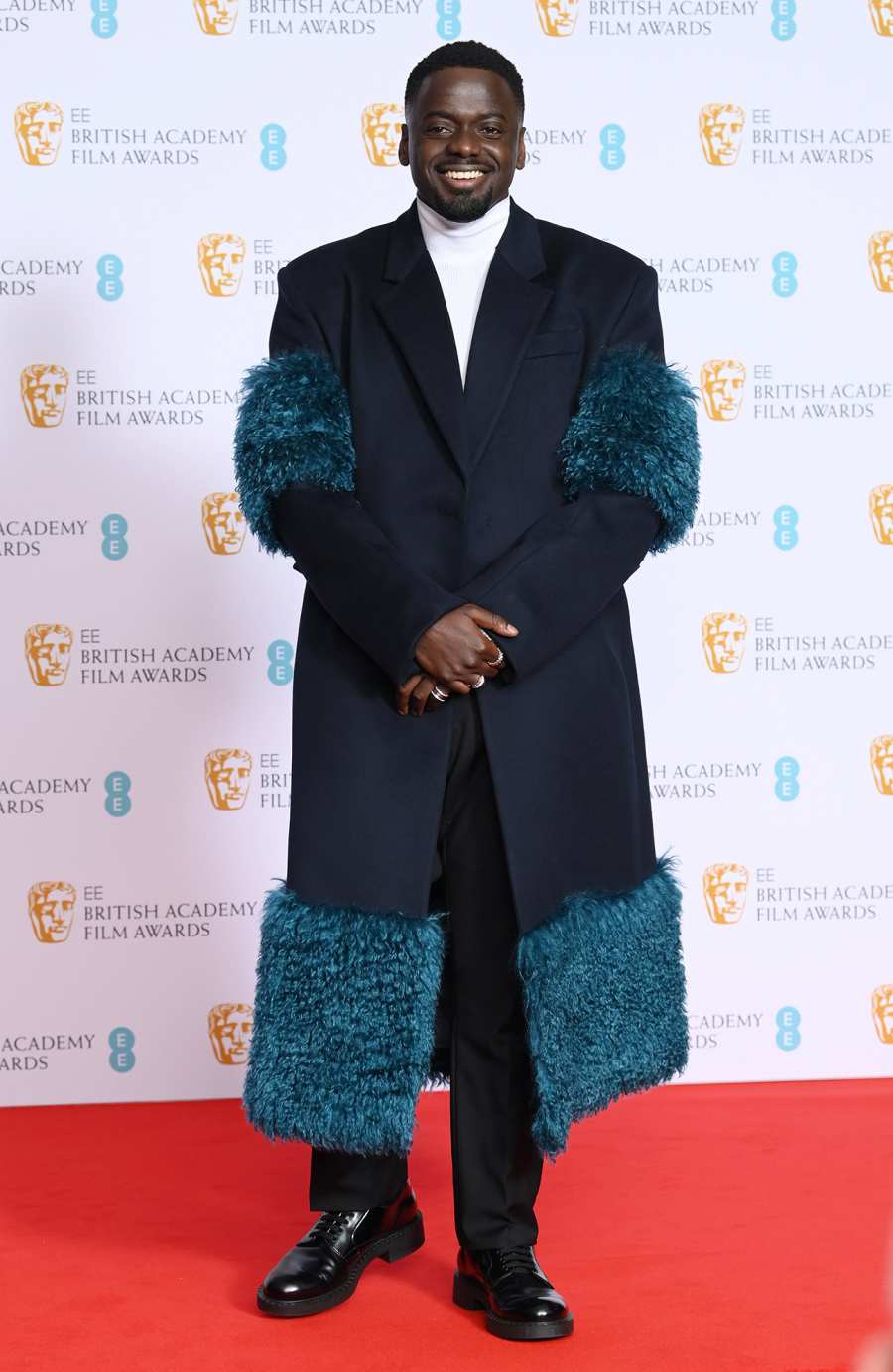 See What Stars Wore 2022 BAFTAs Daniel Kaluuya