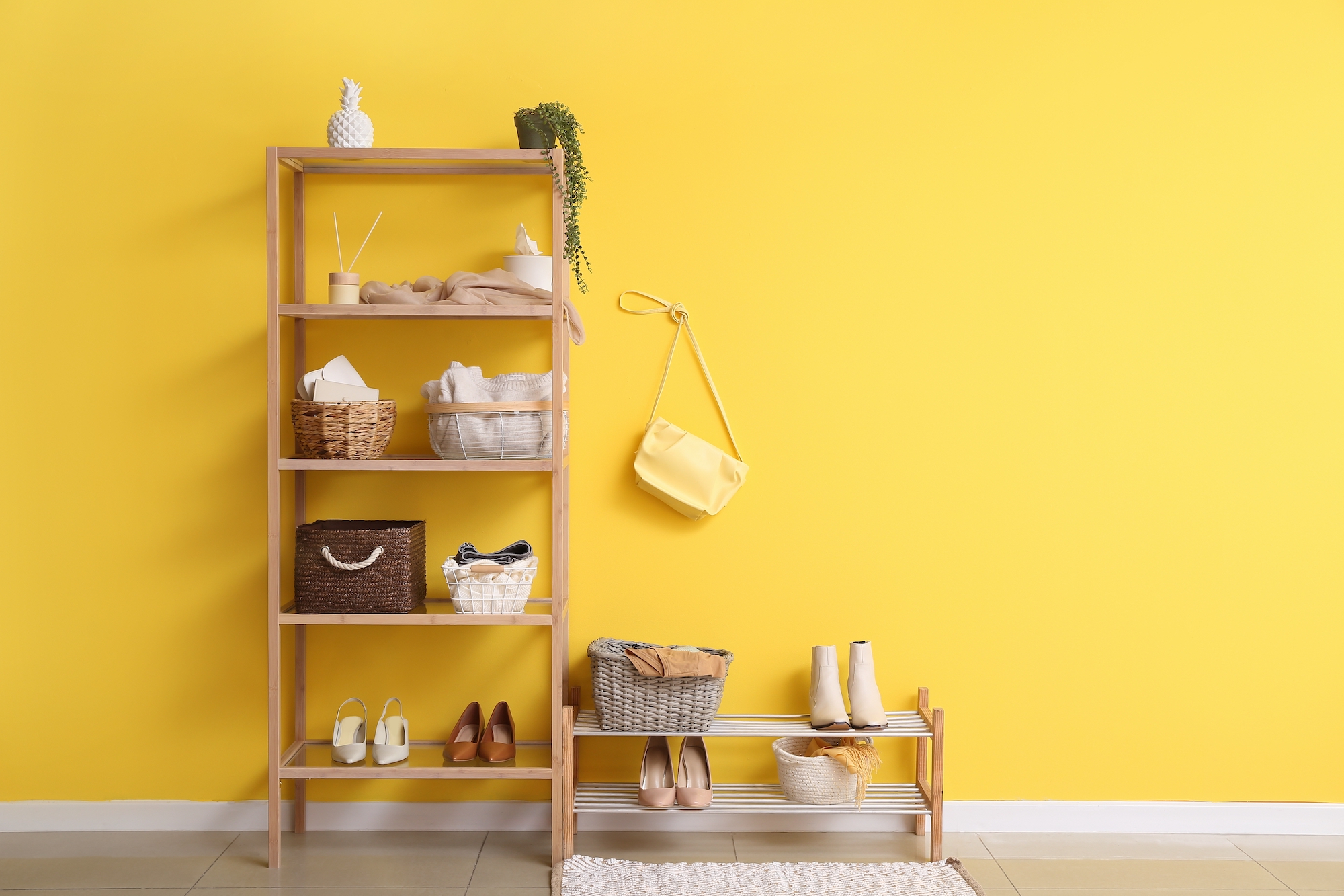 Shoe-Organizer-Storage-Stock-Photo