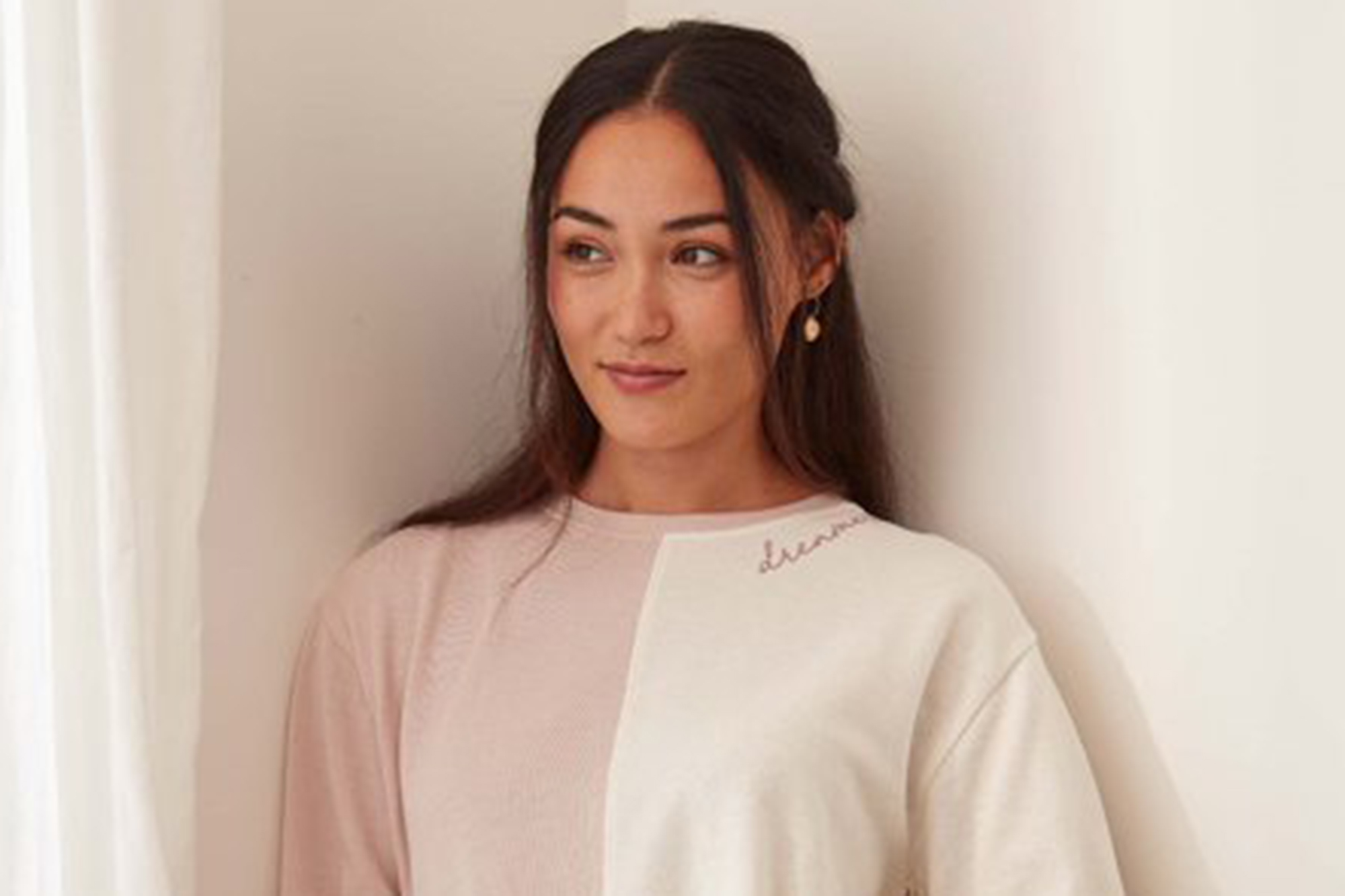 color block crewneck