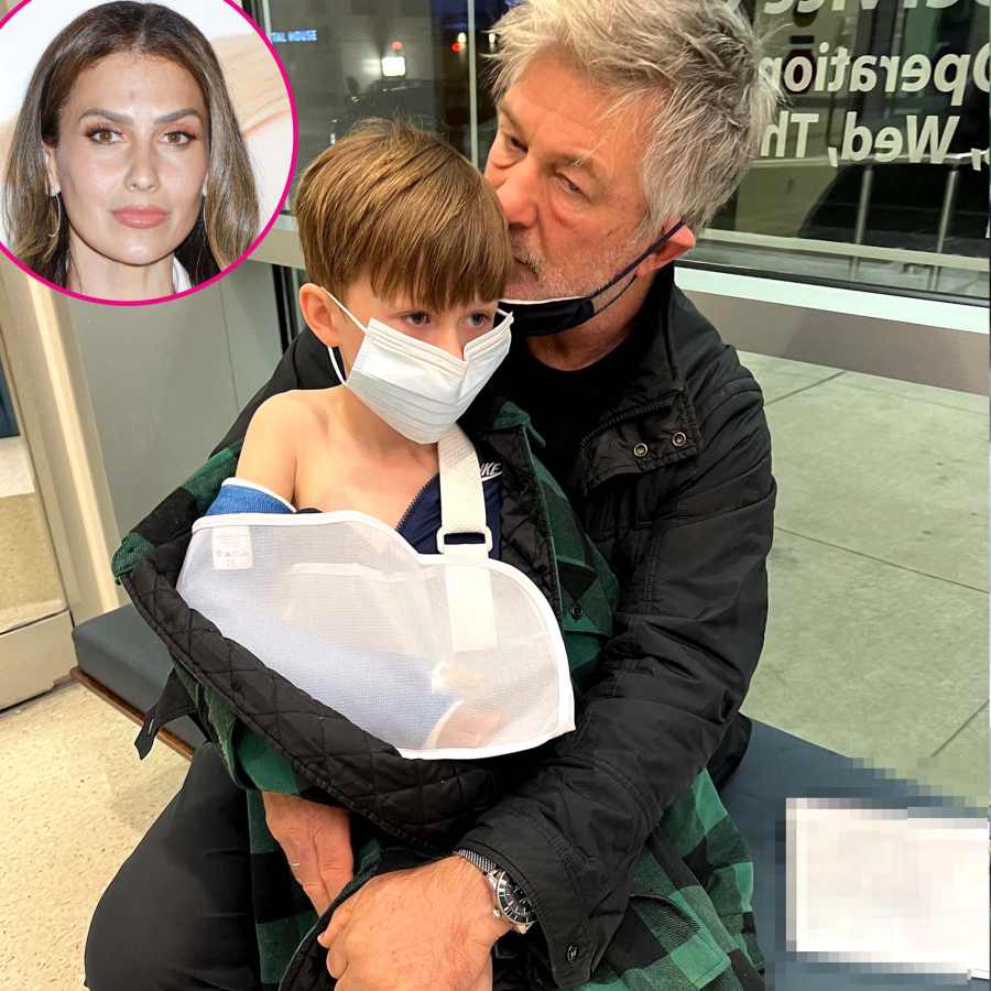 Alec Baldwin Hilaria Baldwins Son Rafael, 6 Breaks Arm Will Have Long Recovery