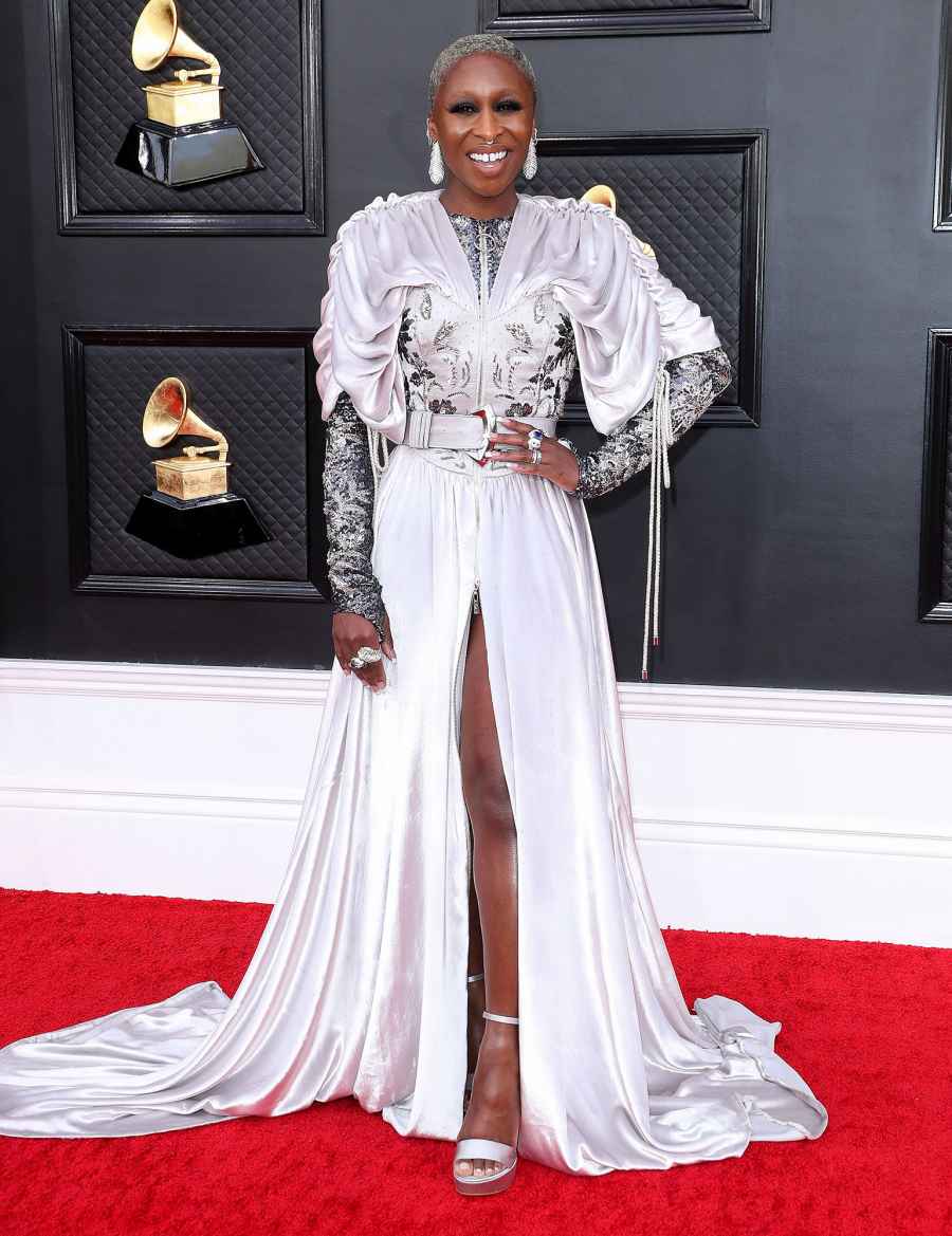 Cynthia Erivo Red Carpet Arrival Grammys 2022