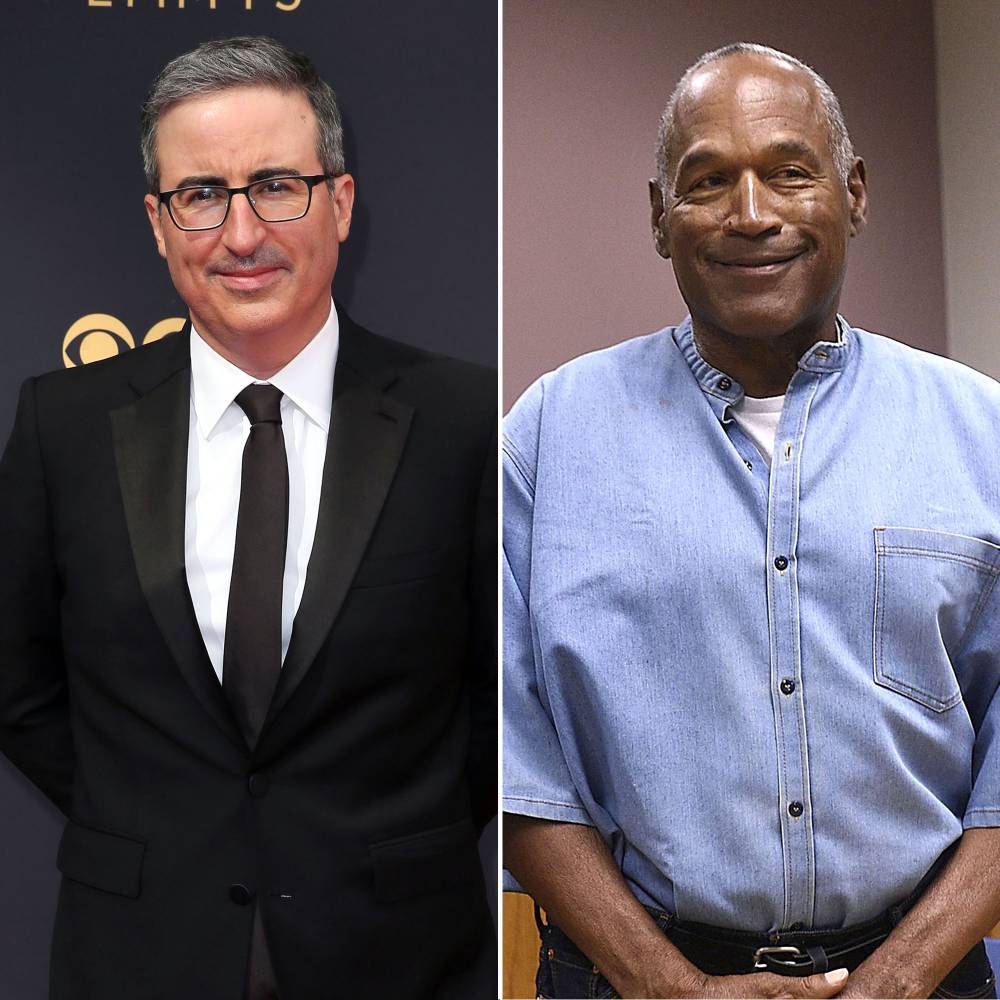 John Oliver Shuts Down OJ Simpson's Comments About the Oscars Slap