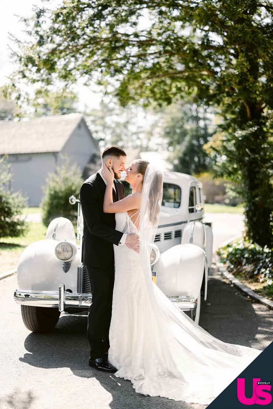 Romantic Portrait The Challenge Zach Nichols and Jenna Compono Say Dream Wedding Was Worth the Wait