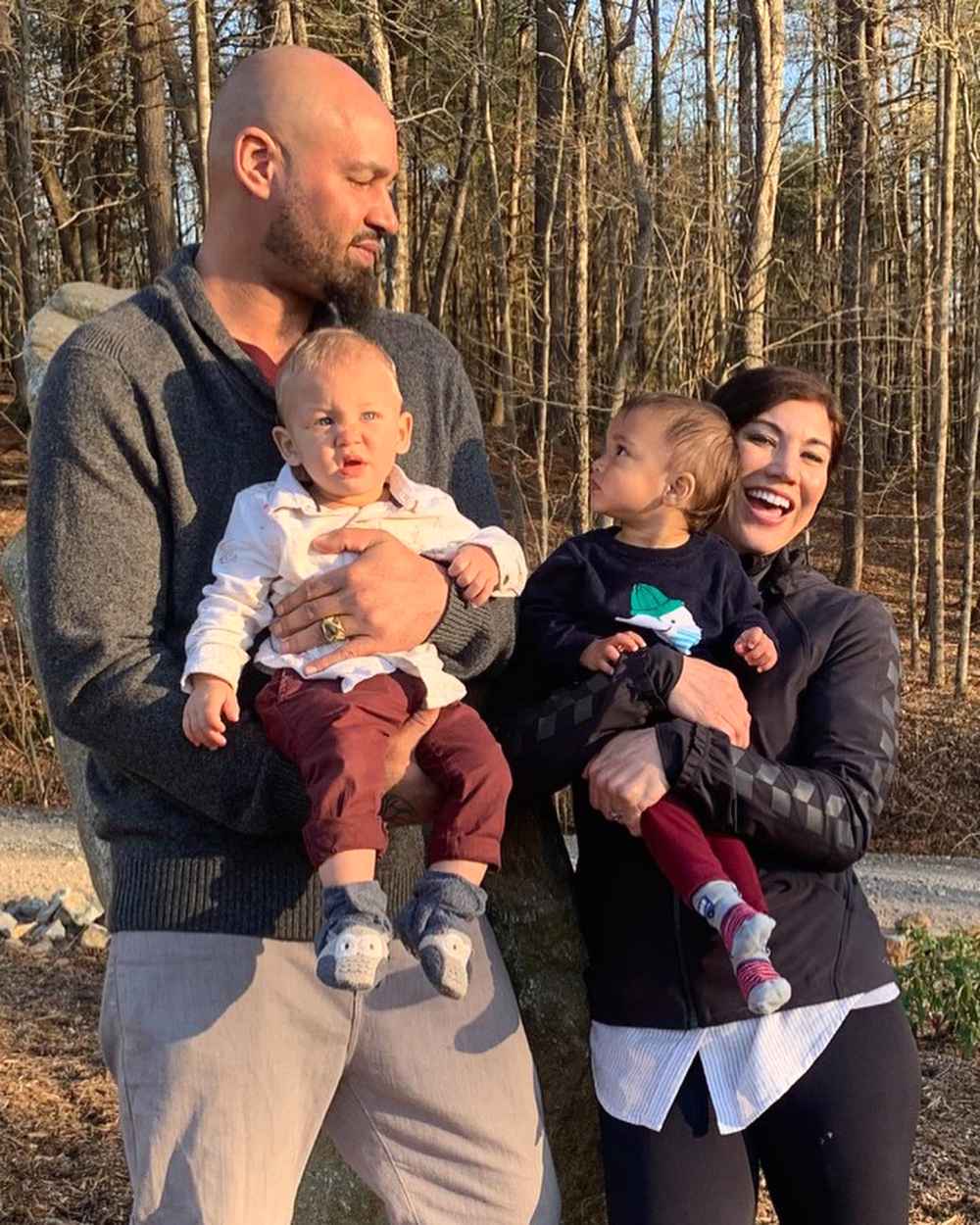 Soccer Star Hope Solo's Family Album With Twins Lozen and Vittorio