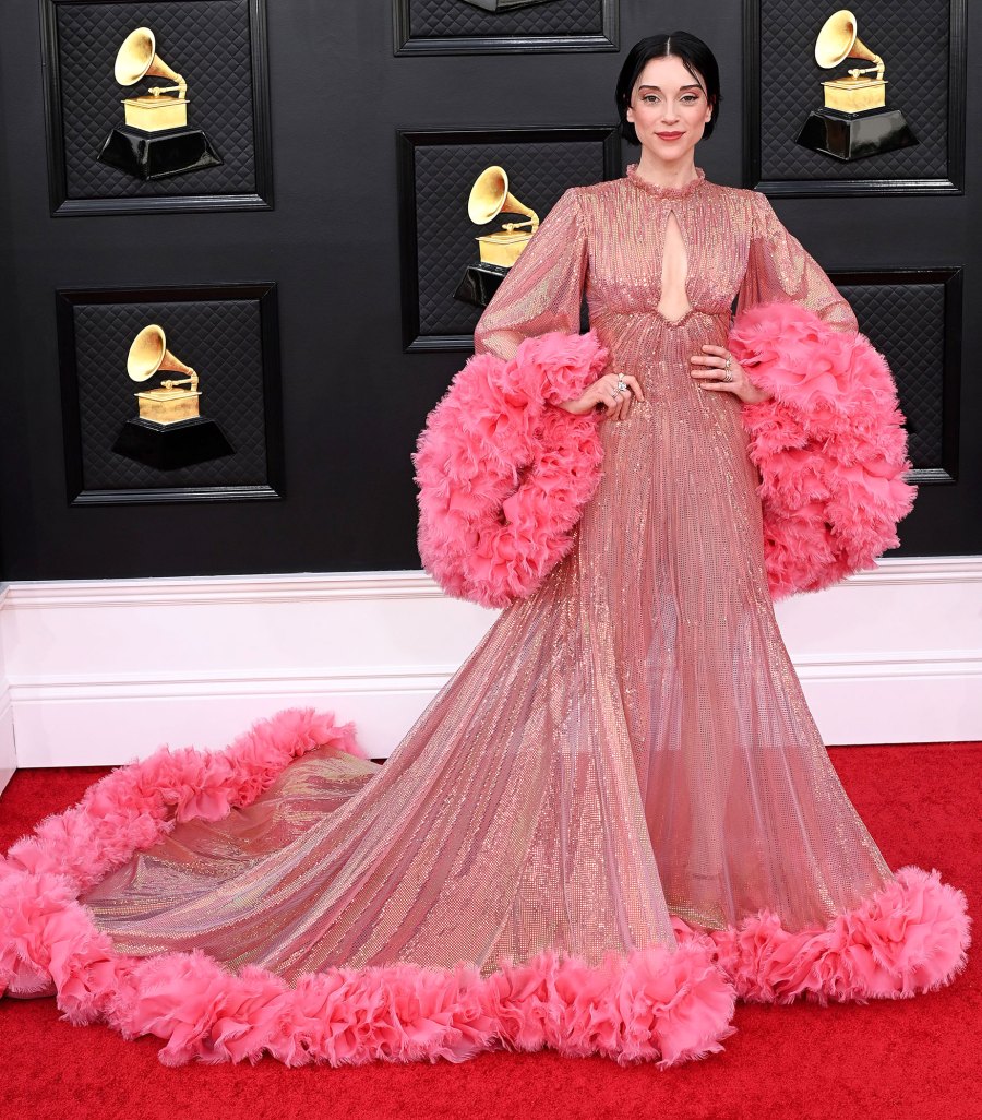 St Vincent Red Carpet Arrival Grammys 2022