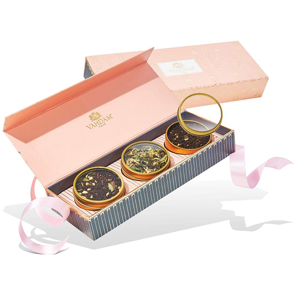 VAHDAM Blush 3 Teas Gift Box Set