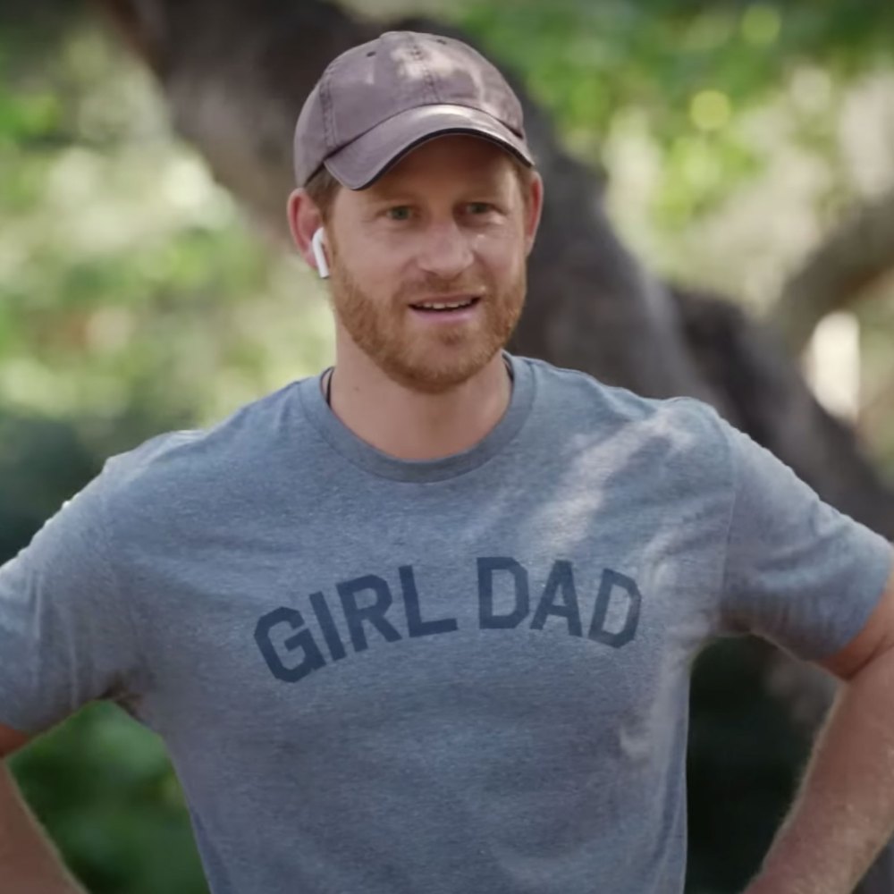 Girl Dad Prince Harry Wears T Shirt Honoring Baby Lili