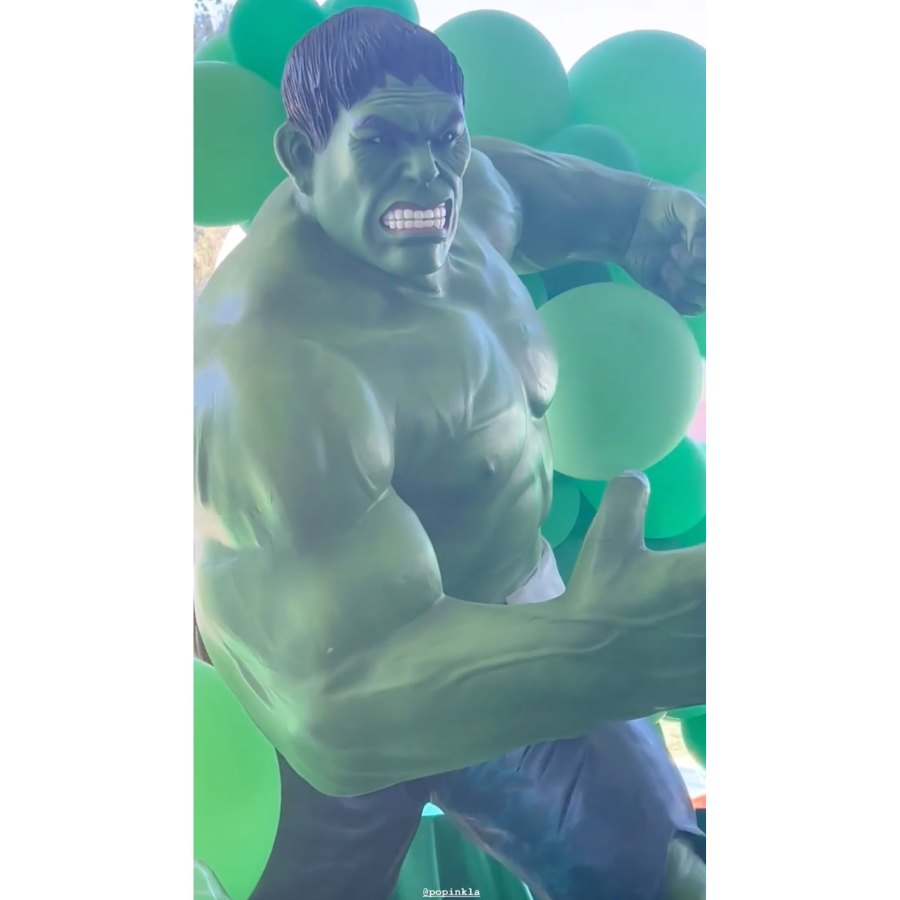 Inside Kim Kardashian Son Psalm Hulk Themed 3rd Birthday Party