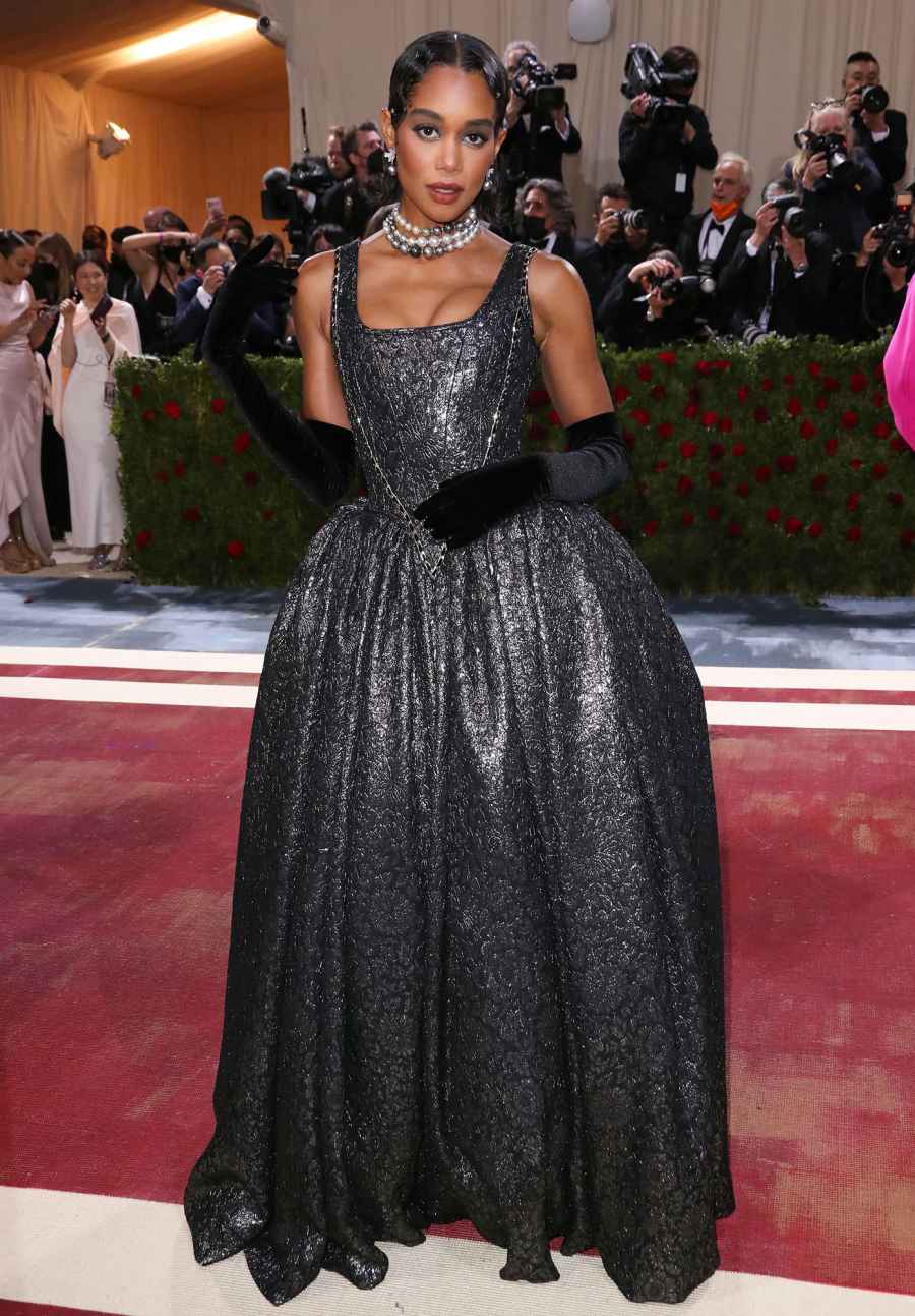 Laura Harrier Met Gala 2022 Red Carpet Fashion