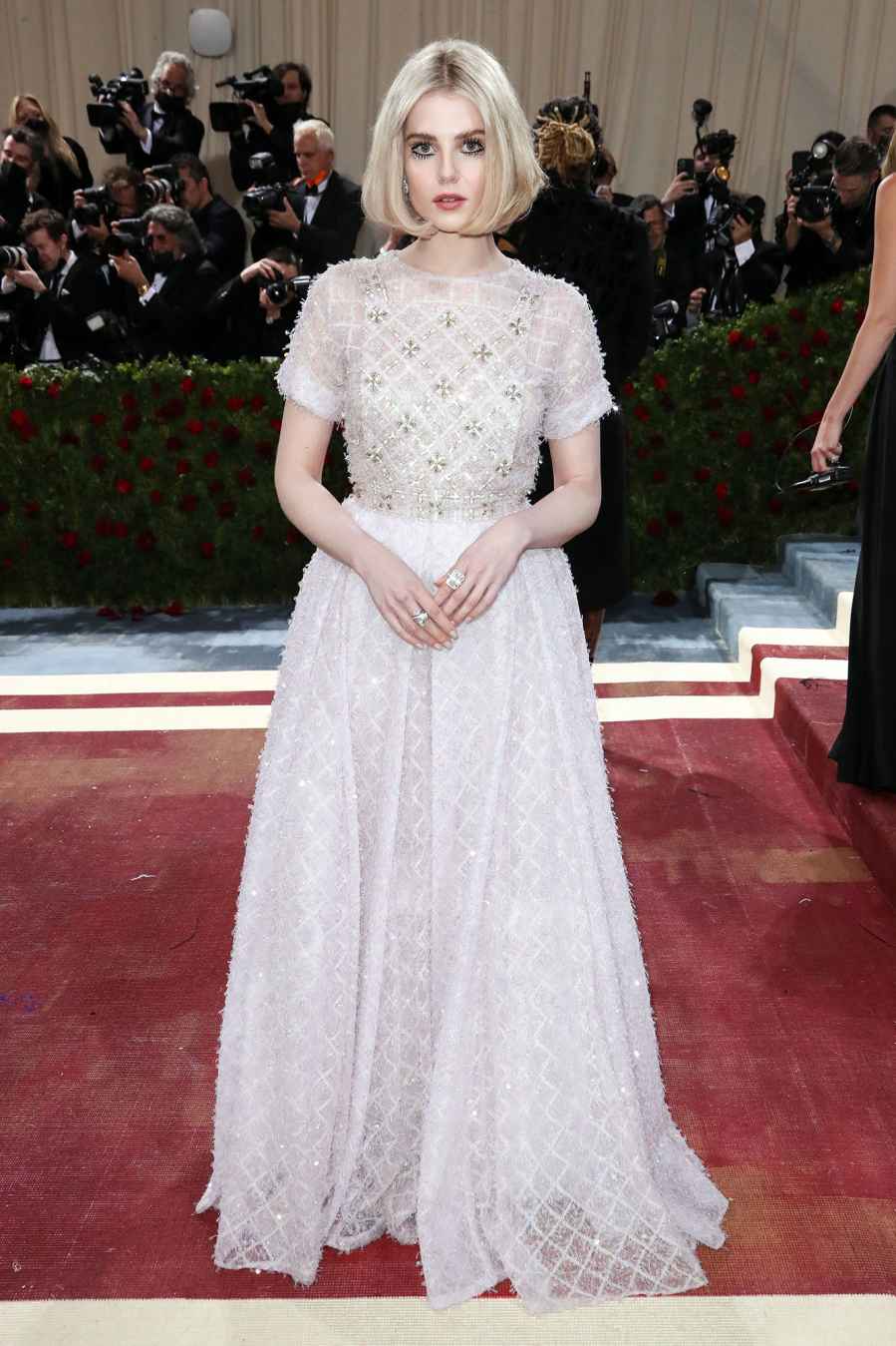 Lucy Boynton Met Gala 2022 Red Carpet Fashion