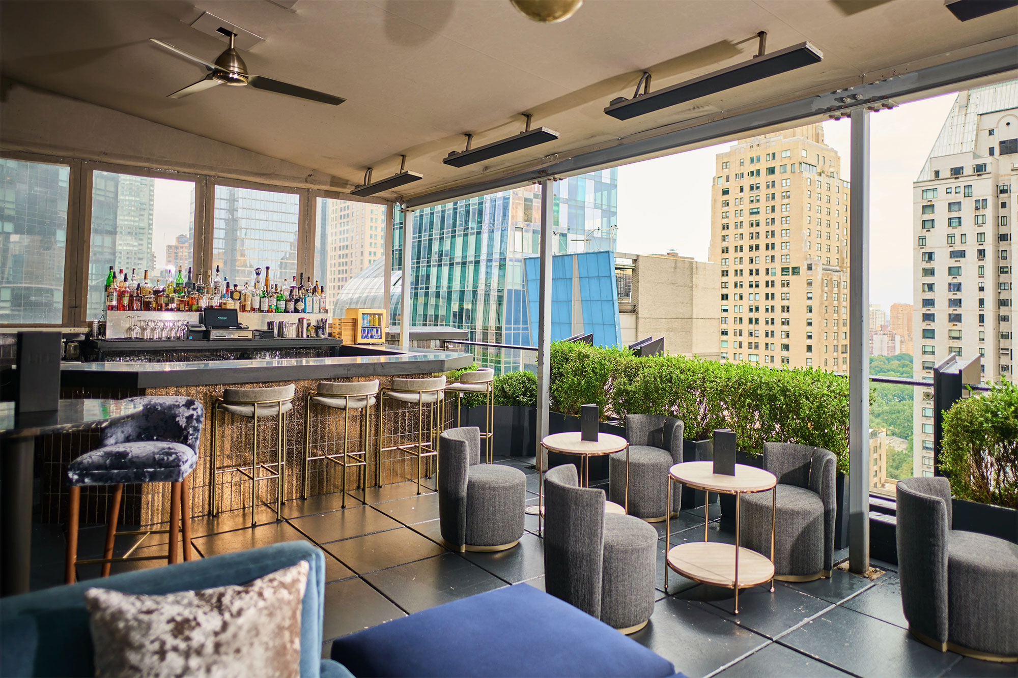 NYCs Life Rooftop Shows Off the City's Iconic Views at its Central Park Location