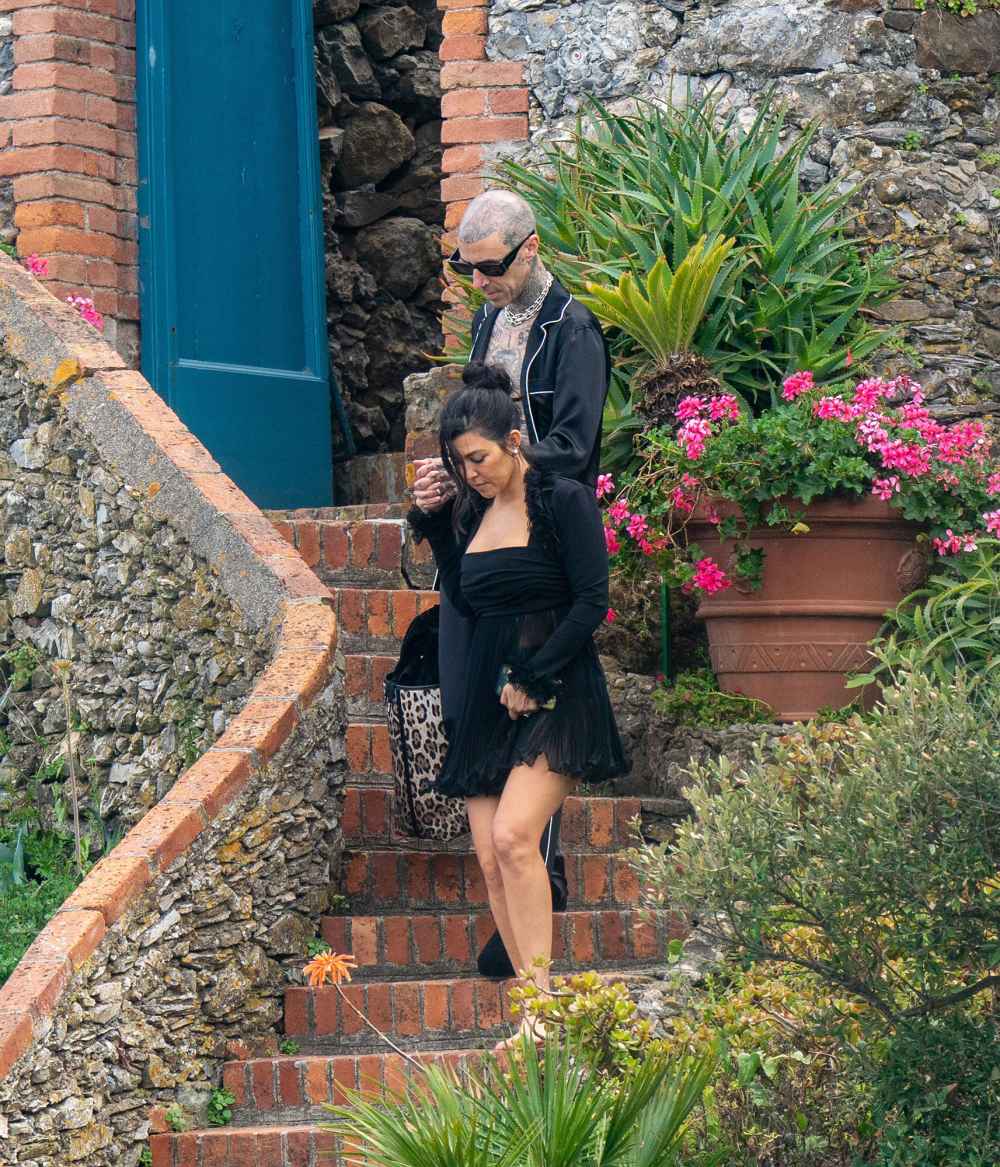 Newlyweds Kourtney Kardashian Travis Barker Spotted After Wedding