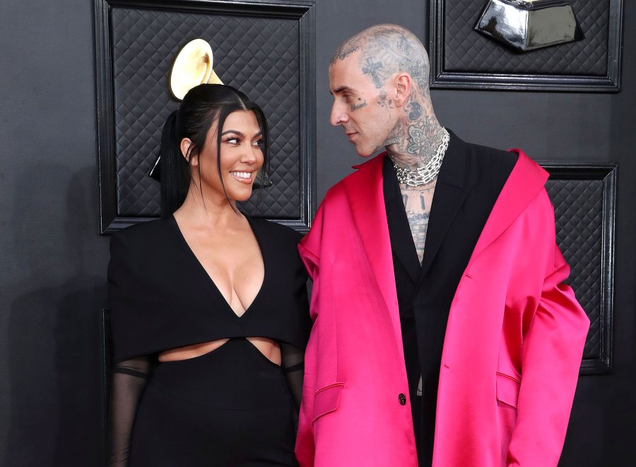 Travis Barker Removes Kourtney Kardashian Garter With His Teeth at Italian Wedding Reception