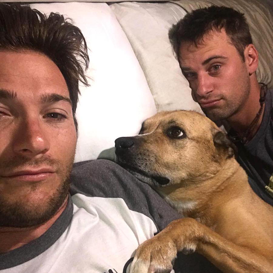 Hottest Celebrity Hunks Cuddling With Their Cutest Pet Puppies