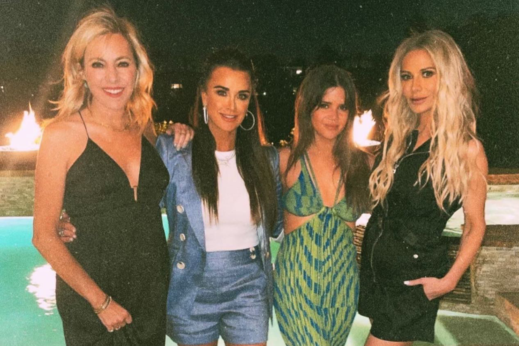 Kyle Richards pool party