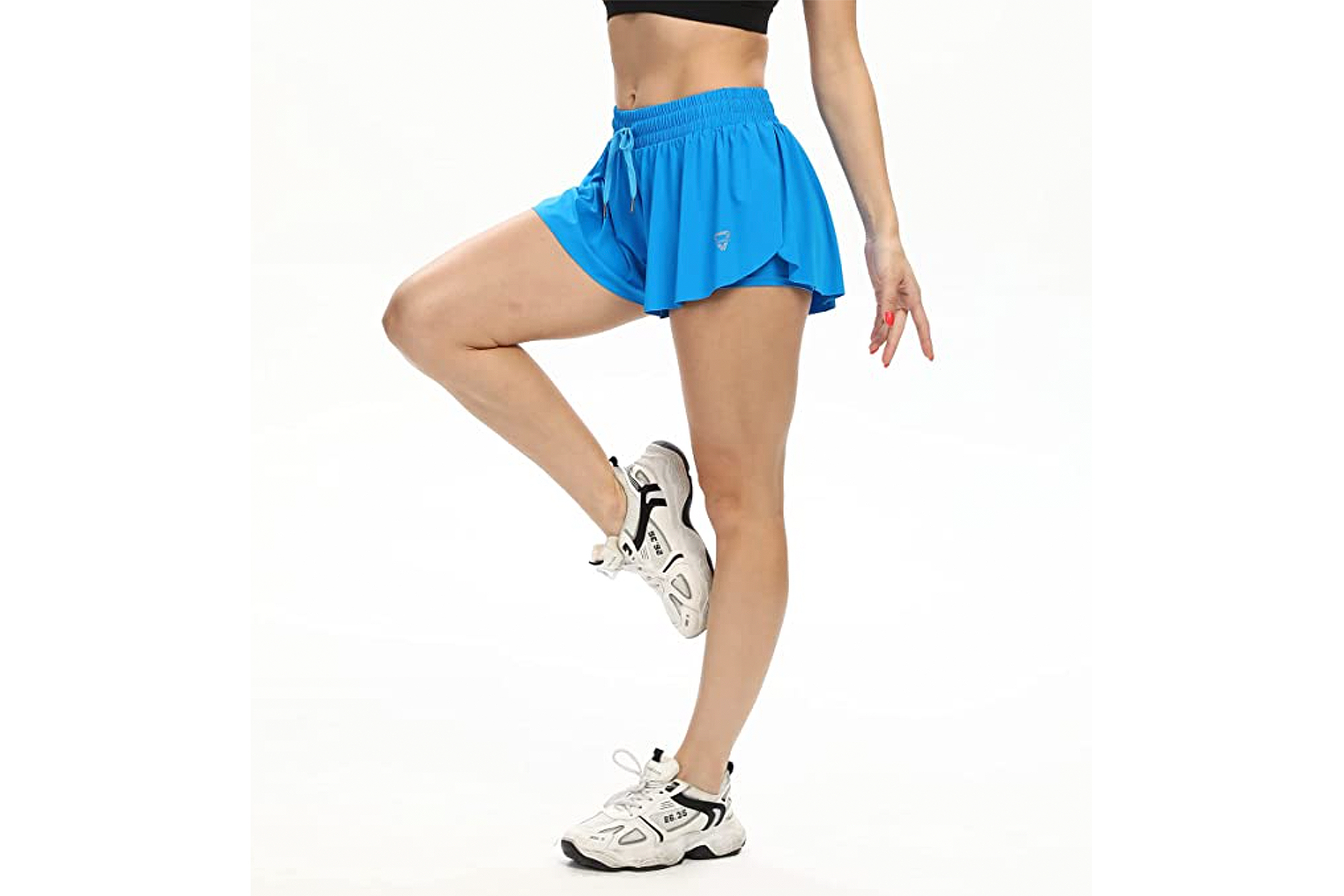 luogongzi 2 in 1 Flowy Running Shorts