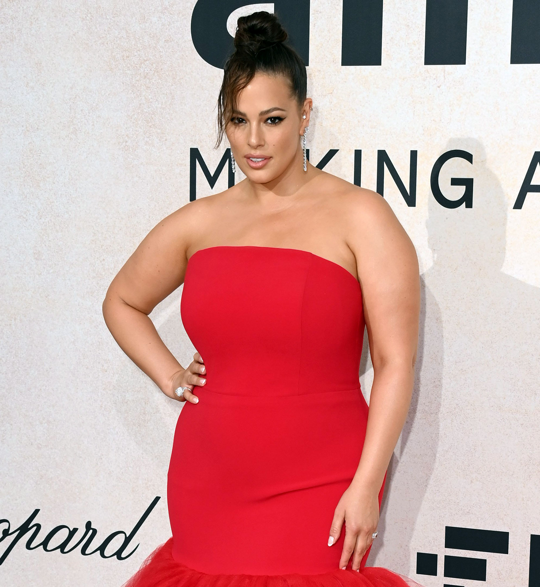 Ashley Graham Serves a Modeling Mama Moment in Corset Top