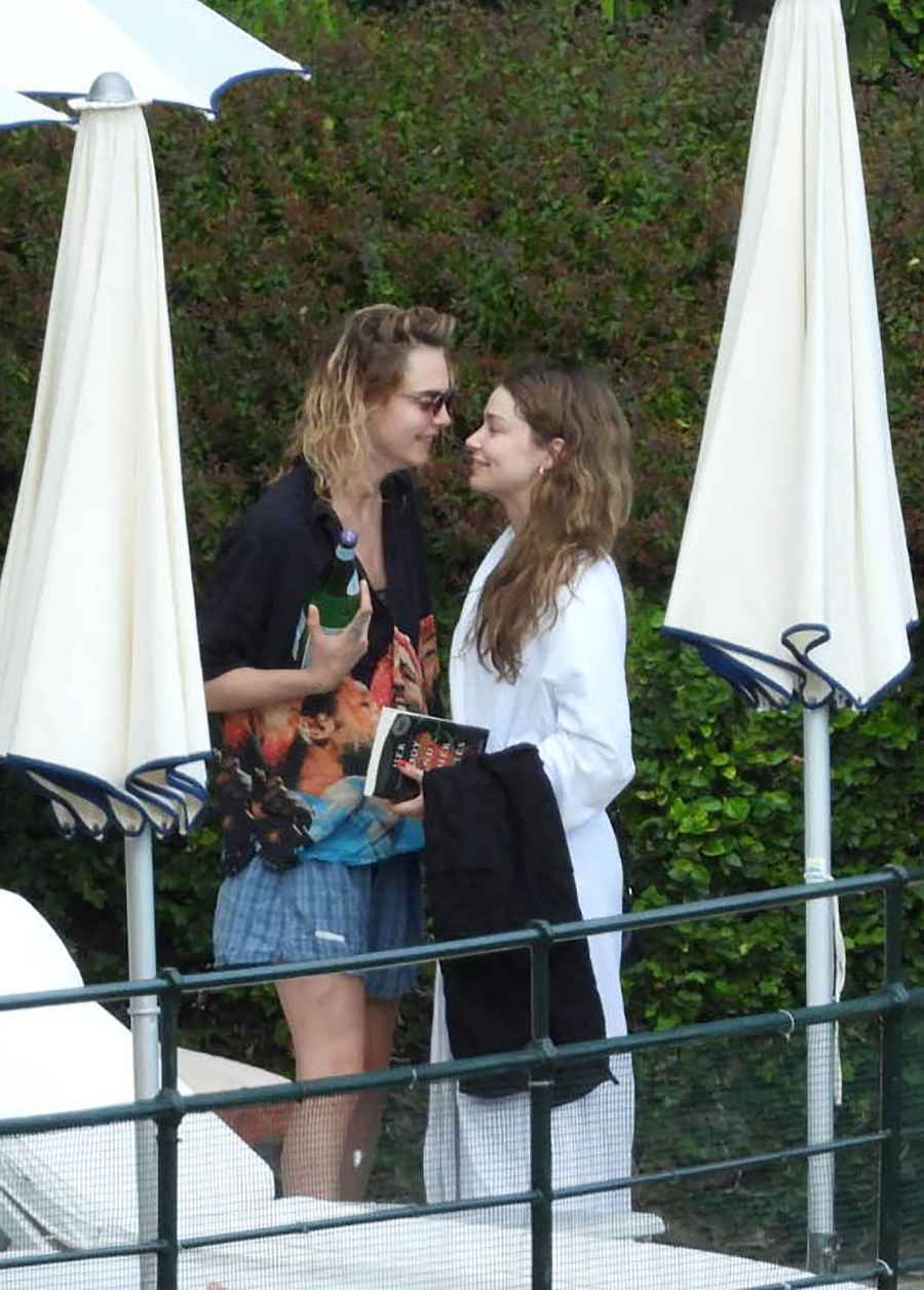 Cara Delevingne Makes Out With Singer Minke in Italy