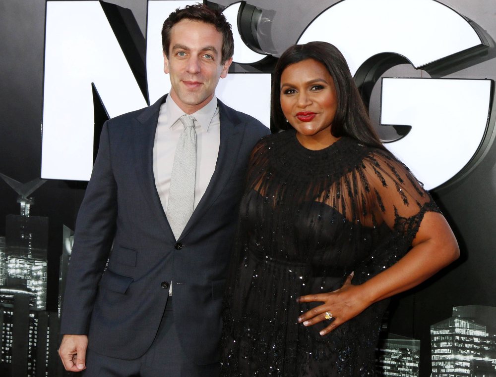 Forever Friends Mindy Kaling BJ Novak Attend Red Sox Game Together