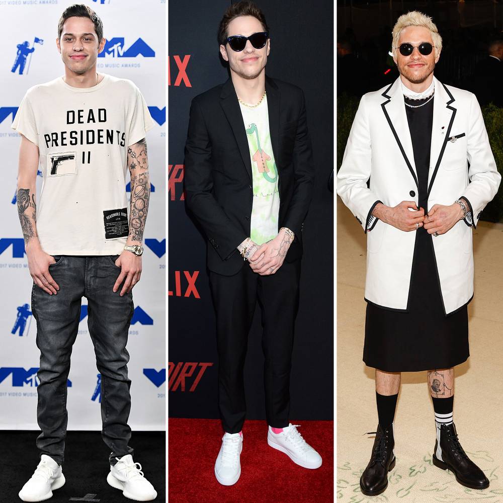 Inside Pete Davidson Dramatic Fashion Evolution