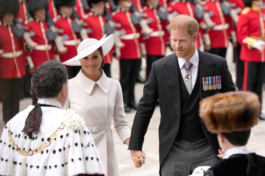 June 2022 Prince Harry and Meghan Platinum Jubilee