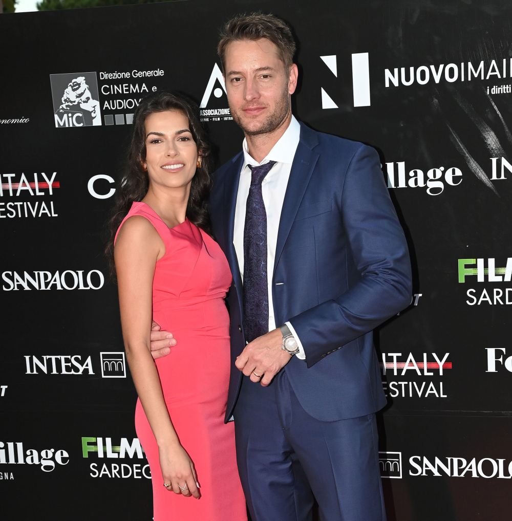 Justin Hartley and Wife Sofia Pernas Showed Some Rare PDA at Italian Awards Show