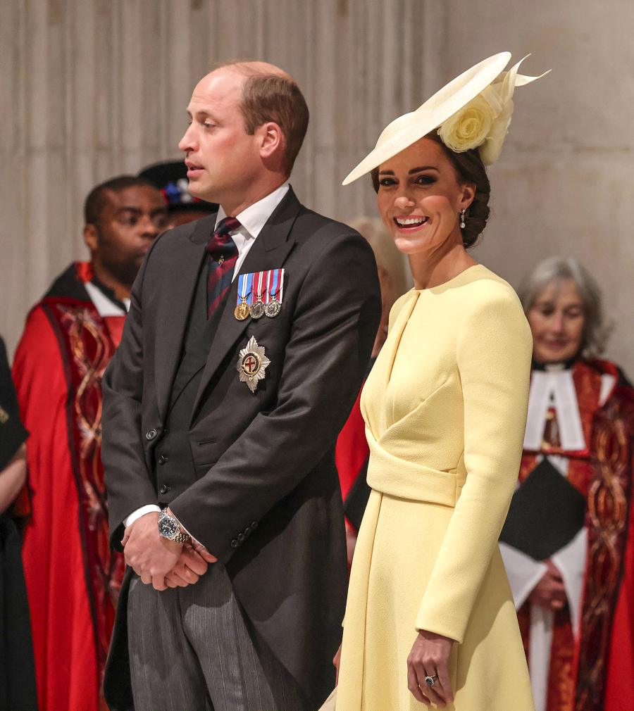 Prince William and Duchess Kate Dazzle at Queen Elizabeth II's Service of Thanksgiving: See Inside Photos