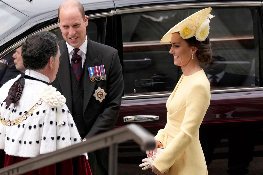 Prince William and Duchess Kate Dazzle at Queen Elizabeth II's Service of Thanksgiving: See Inside Photos